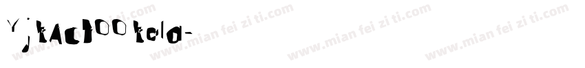 Yj BACDOO Bold字体转换